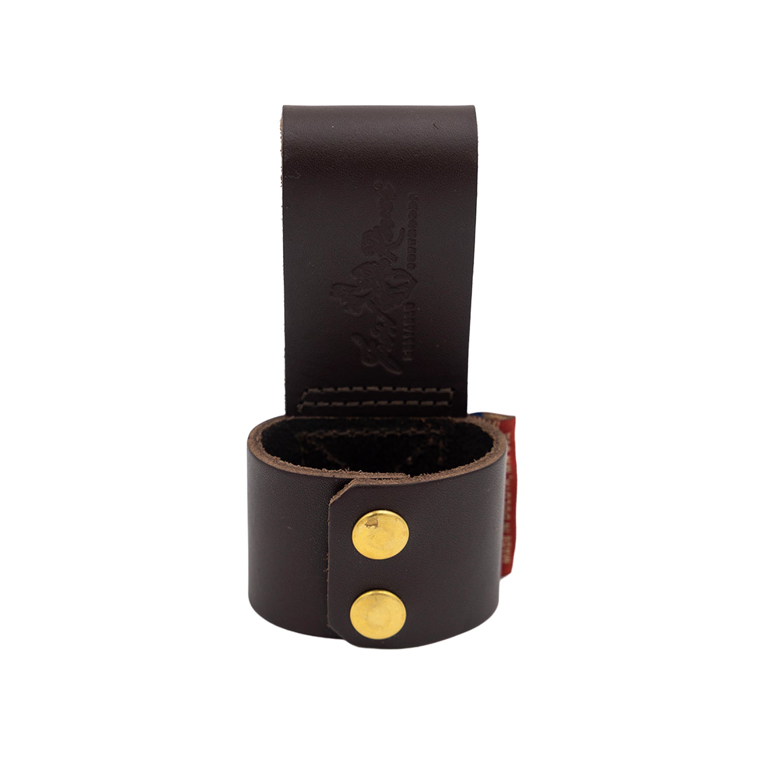 Front view of Frost River's full-grain leather Axe Loop.