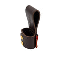 Side view of a full-grain leather Axe Loop.