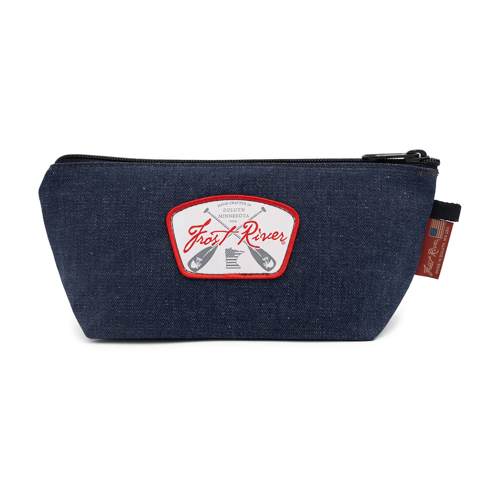 Limited Edition Waxed Denim Accessory Bag