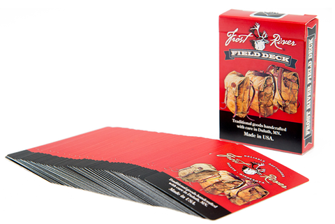 This deck of cards depicts all of our packs and bags on each card.