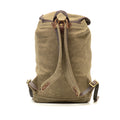 A rear view to see the strong padded shoulder straps that are attached with a solid brass ring and premium leather.