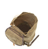 There is also a convenient zippered pocket under the lid of this pack for small accessory storage.t