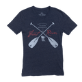 Women's Navy Crossed Paddles T-Shirt