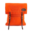 The durable and water resistant waxed canvas will protect your items from the elements.