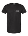 Front of BWCA T-Shirt, Frost River x BWCA Crest, Shirt color Tri-Black