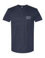 Front of BWCA T-Shirt, Frost River x BWCA crest, Shirt Color: Tri-Steel
