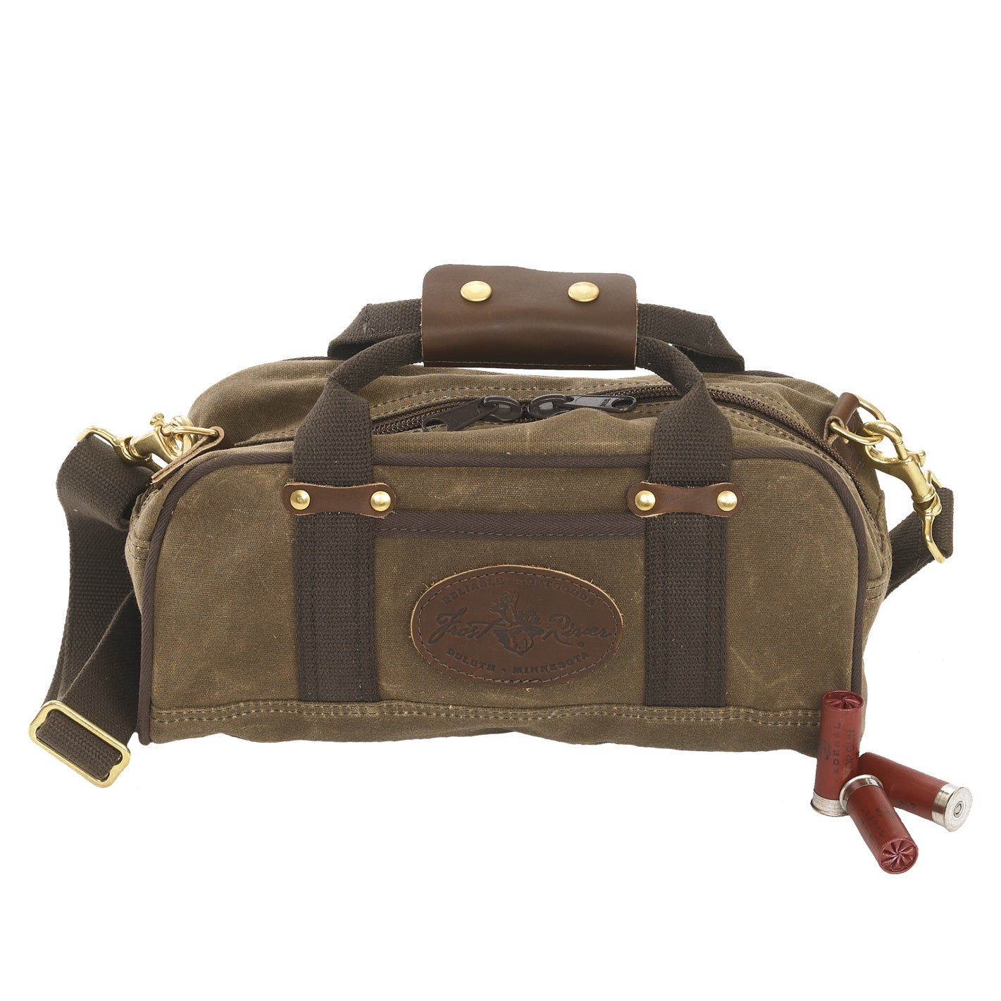 The Shell Kit was made to carry several boxes of shotgun shells, but can be used for any kind of carrying needs.