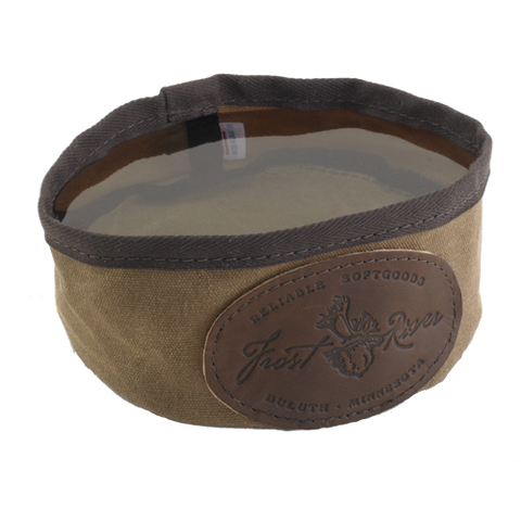 A perfect traveling dog bowl, and made in the USA.