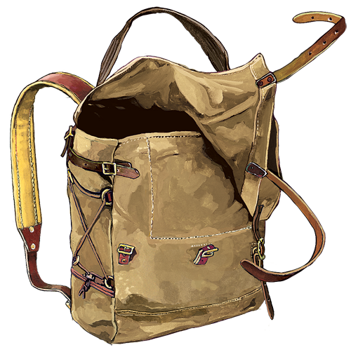 Timeless and traditional canoe pack made in the USA by Frost River.