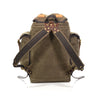 The heavy duty padded shoulder straps are attached with premium leather, stitching, and rivets to ensure a secure attachment.