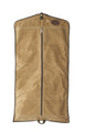 Waxed canvas garment cover, with zipper access.