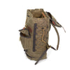 Large main compartment with a zipper pocket on the inside of the flap closure and a large accessory zippered pocket on the bottom of the pack for easy access.