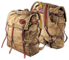 A very traditional canoe pack with strong reinforcements in just the right spots.
