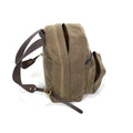 Over view of daypack to showcase the high-quality zippered pockets.