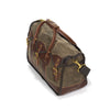 Versatile luggage bag, with premium leather reinforcements and detailing.