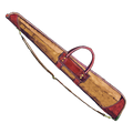 Gun cases come with a sturdy shoulder strap and rolled leather handles.