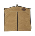 Durable light weight waxed canvas clothing cover, with external storage snaps.