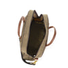Inside the Document Briefcase, there is one zippered pocket, a main cavity, and one sleeve pocket. With plenty of smaller pockets in the main cavity there is sizable amount of space for any office needs. 