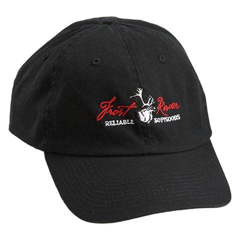 Black version of our logo cap.